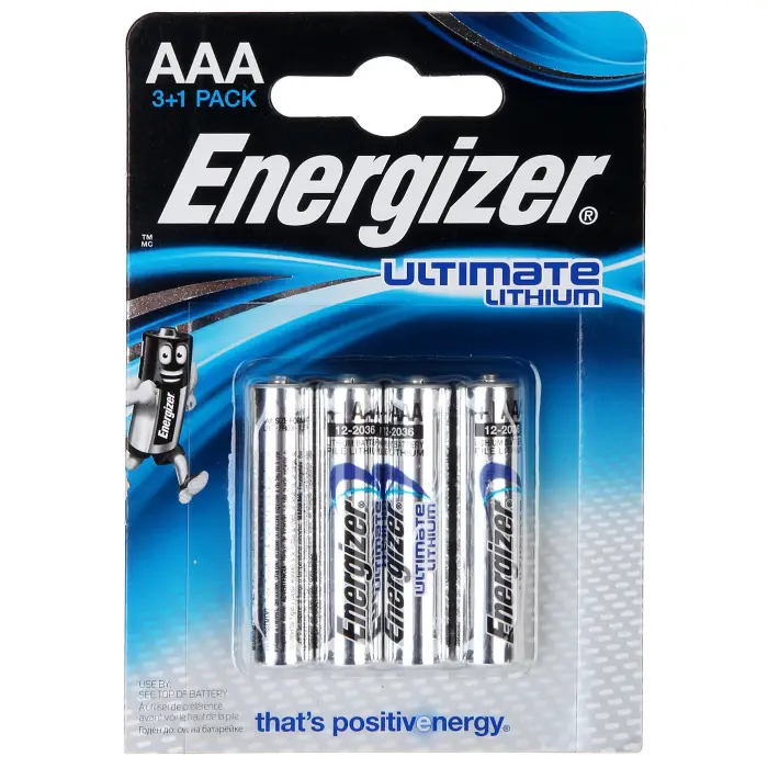 BATERIA LITOWA BAT-AAA-LITHIUM/E*P4 1.5 V LR03 AAA ENERGIZER